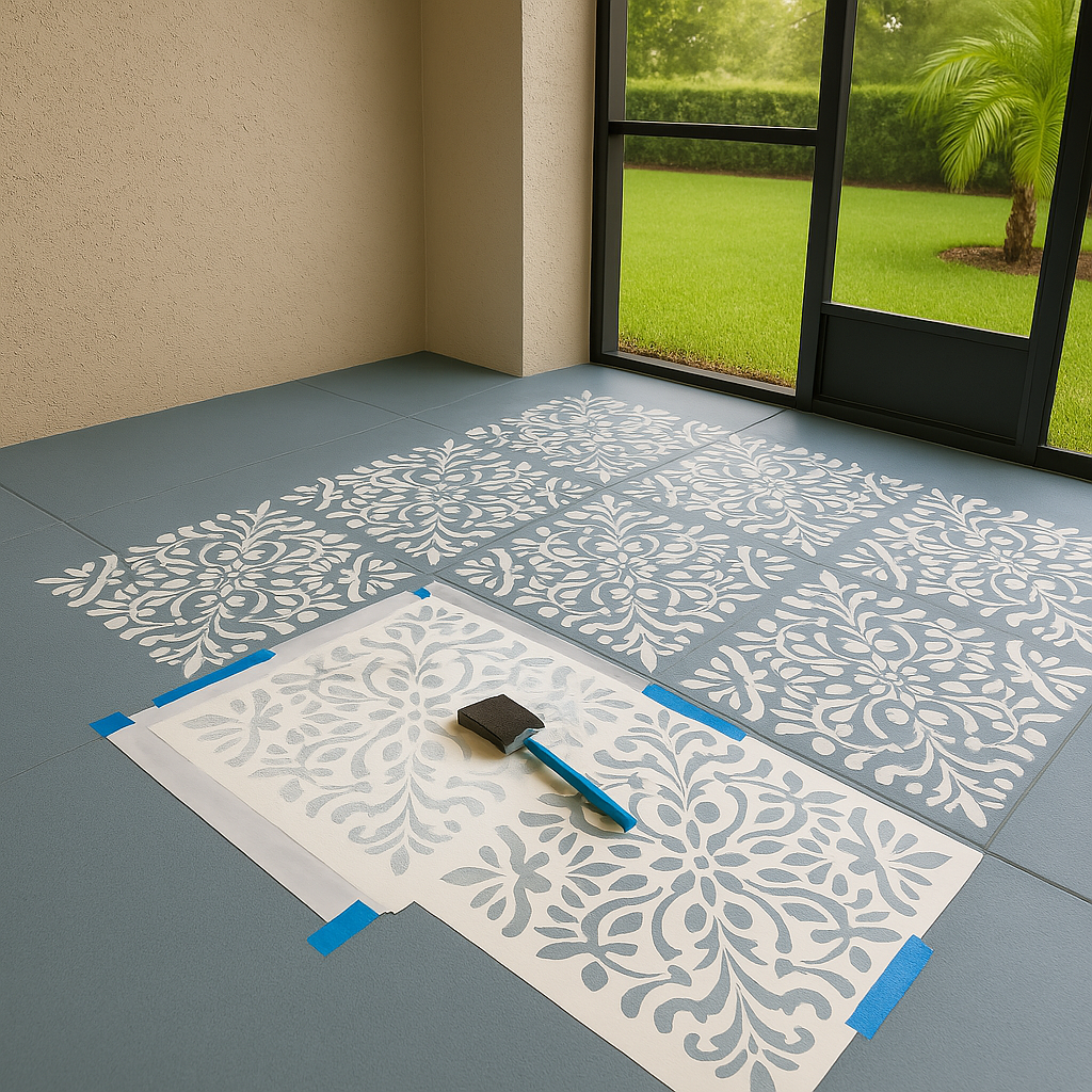 Stencil example